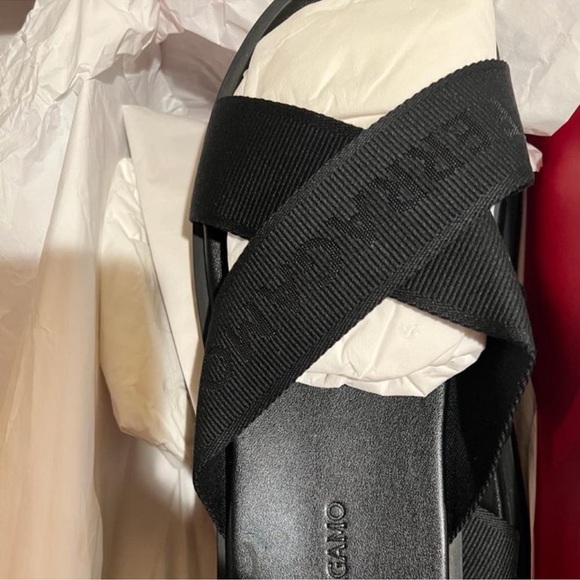 Salvatore Ferragamo Black Sandals with Dust Bag Sz 11 main image 7